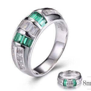 SJ31985, Ladies' Moissanite Ring, S925, Rhodium Plated, White, 5.25g