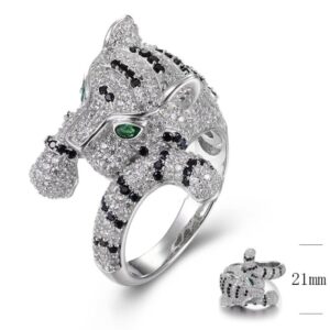 SJ33561, Ladies' Moissanite Ring, S925, Rhodium Plated, White, 6.98g
