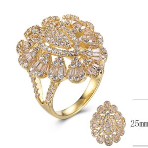 SJ30633, Ladies' Moissanite Ring, S925, Rhodium Plated, White, 6.88g