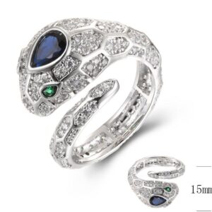 SJ38280, Ladies' Moissanite Ring, S925, Rhodium Plated, White, 6.17g
