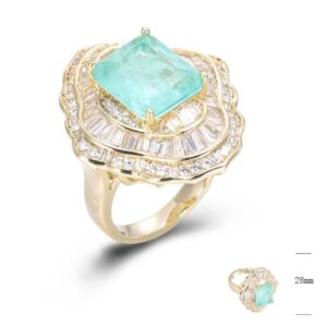 SJ45490, Ladies' Moissanite Ring, S925, Rhodium Plated, White, 9.06g