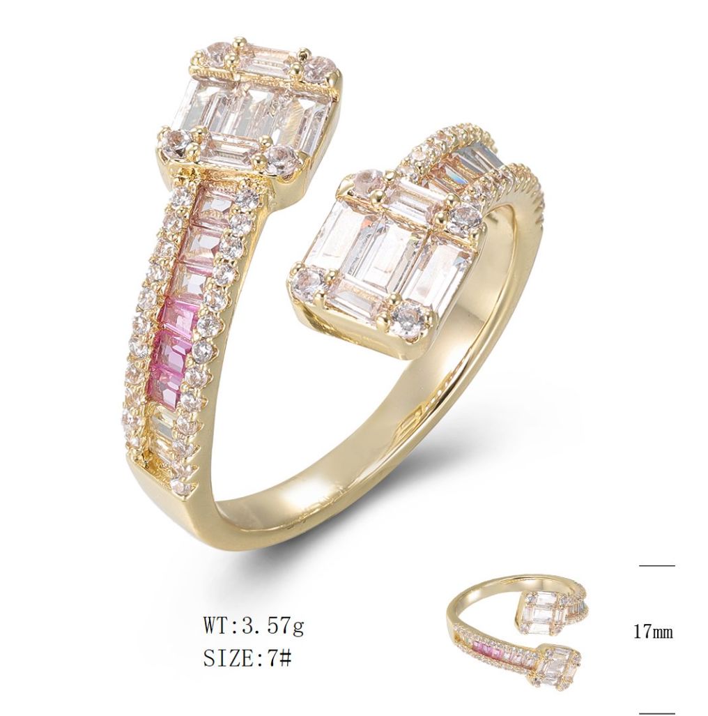 SJ50617, Ladies' Moissanite Ring, S925, Rhodium Plated, White, 3.81g