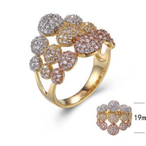 SJ31160, Ladies' Moissanite Ring, S925, Rhodium Plated, White, 5.66g