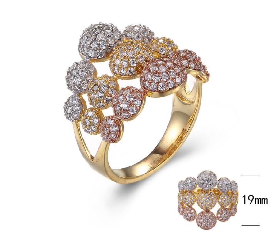 SJ31160, Ladies' Moissanite Ring, S925, Rhodium Plated, White, 5.66g