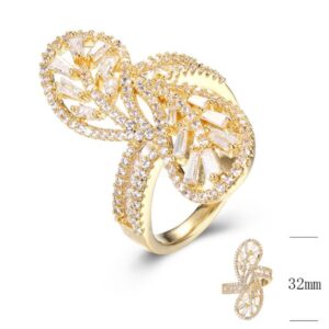 SJ29240, Ladies' Moissanite Ring, S925, Rhodium Plated, White, 5.52g