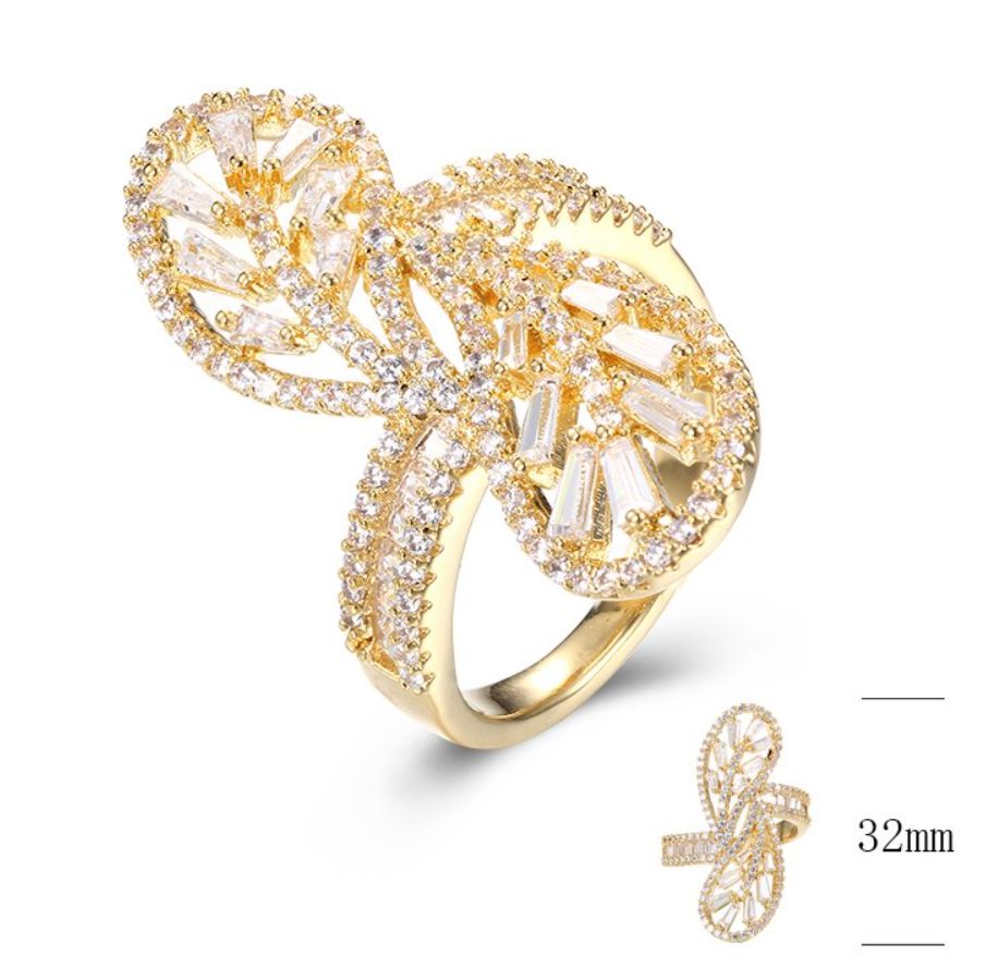 SJ29240, Ladies' Moissanite Ring, S925, Rhodium Plated, White, 5.52g