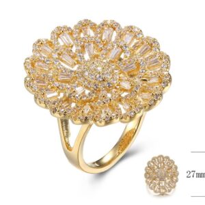SJ31921, Ladies' Moissanite Ring, S925, Rhodium Plated, White, 7.93g