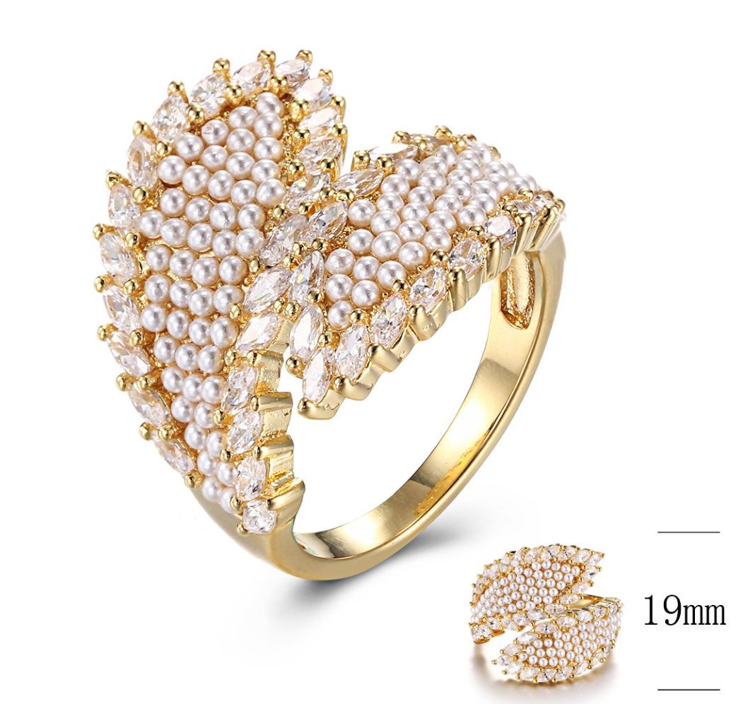 SJ30524, Ladies' Moissanite Ring, S925, Rhodium Plated, White, 7.6g