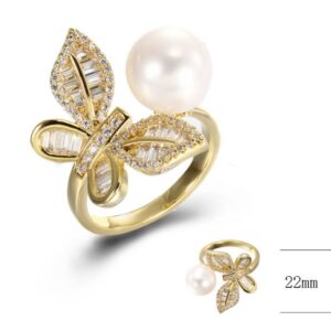 SJ41882, Ladies' Moissanite Ring, S925, Rhodium Plated, White, 5.13g