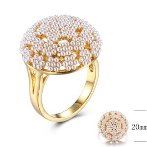 SJ30529, Ladies' Moissanite Ring, S925, Rhodium Plated, White, 6.44g