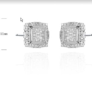 SE39785, Ladies' Moissanite Ring, S925, Rhodium Plated, White, 4.05g