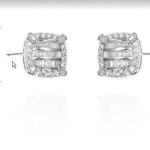 SE37883, Ladies' Moissanite Ring, S925, Rhodium Plated, White, 3.44g