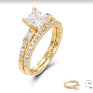 GR01487, Ladies' Moissanite Ring, S925, Rhodium Plated, White, 3.58g