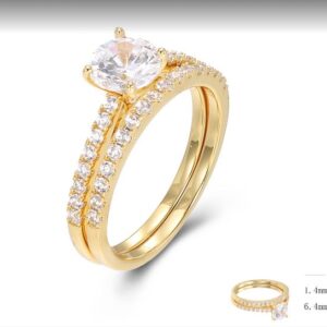 GR01488, Ladies' Moissanite Ring, S925, Rhodium Plated, White, 3.11g