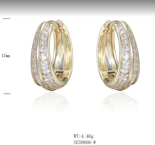 SE50666, Ladies' Moissanite Ring, S925, Rhodium Plated, White, 4.29g