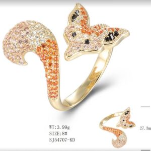 SJ54707, Ladies' Moissanite Ring, S925, Rhodium Plated, White, 4.05g