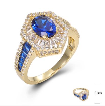SJ44760, Ladies' Moissanite Ring, S925, Rhodium Plated, White, 5.07g