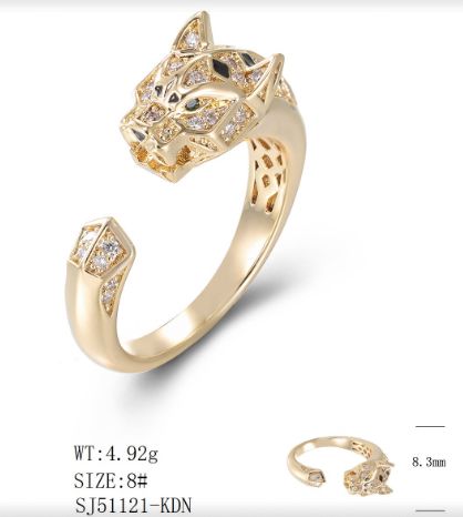 SJ51121, Ladies' Moissanite Ring, S925, Rhodium Plated, White, 5.03g