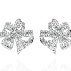 SE37479, Ladies' Moissanite Ring, S925, Rhodium Plated, White, 5.07g