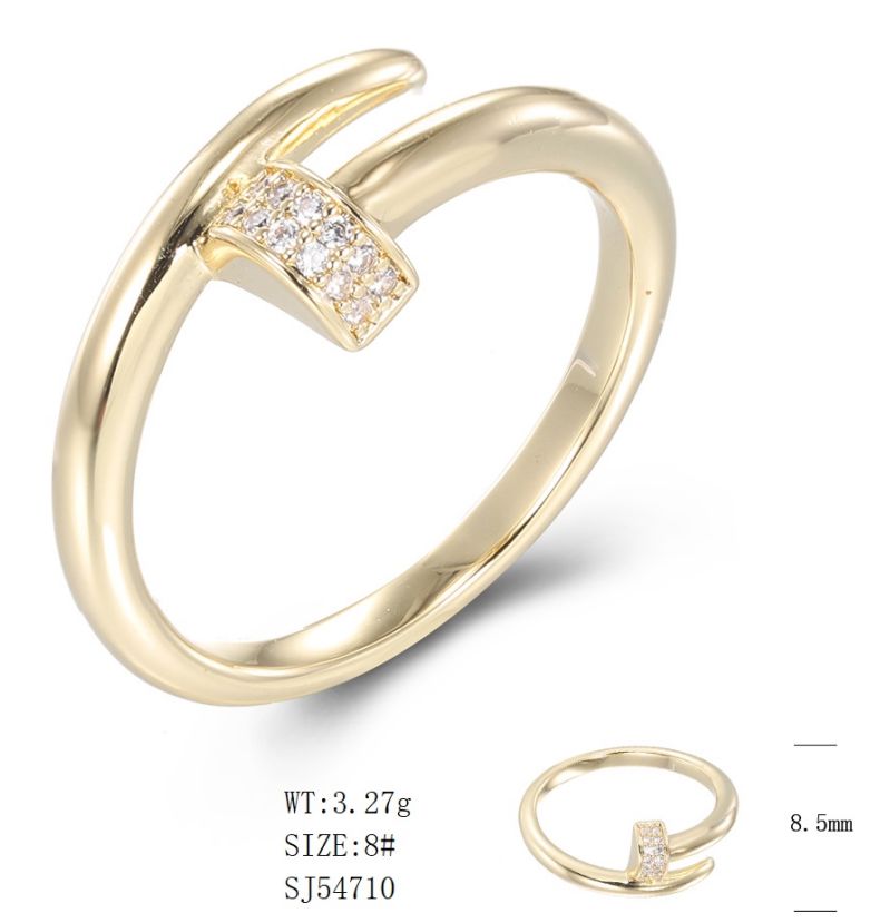 SJ54710, Ladies' Moissanite Ring, S925, Rhodium Plated, White, 3.12g
