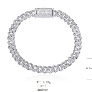 SB18869, Ladies' Moissanite Ring, S925, Rhodium Plated, White, 17.83g