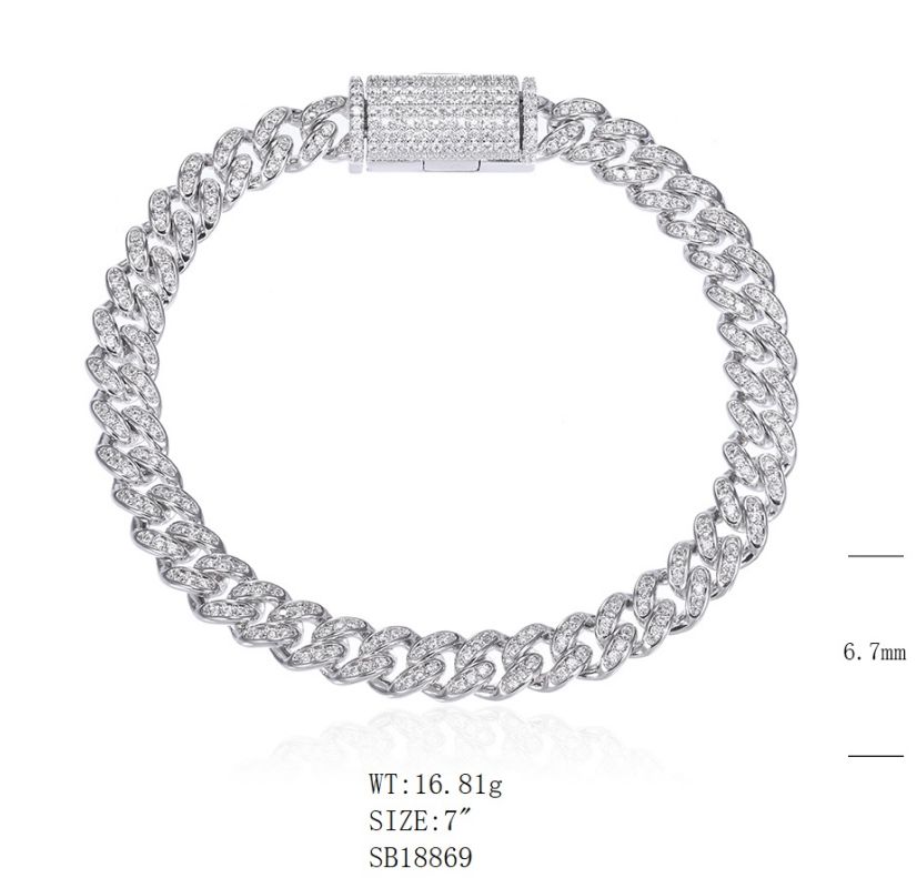 SB18869, Ladies' Moissanite Ring, S925, Rhodium Plated, White, 17.83g