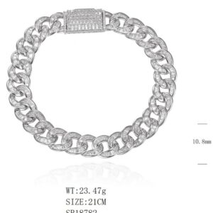 SB18782, Ladies' Moissanite Ring, S925, Rhodium Plated, White, 20.62g