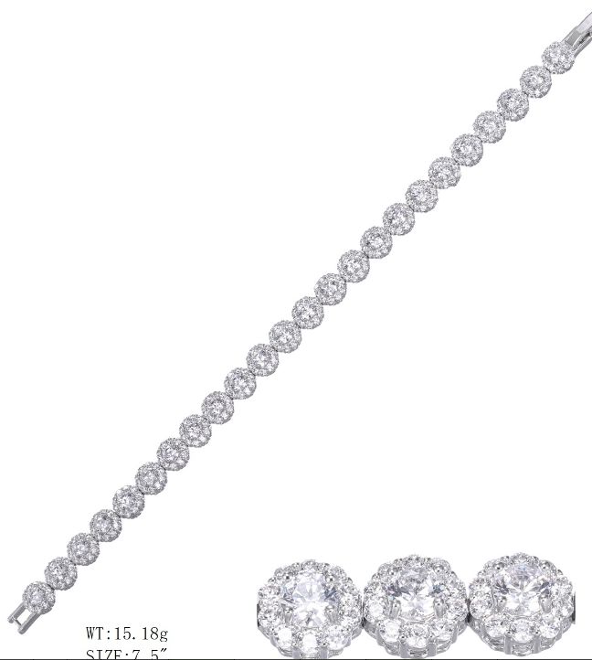 SB18680, Ladies' Moissanite Ring, S925, Rhodium Plated, White, 16.07g