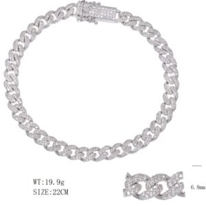 SB17613, Ladies' Moissanite Ring, S925, Rhodium Plated, White, 16.47g