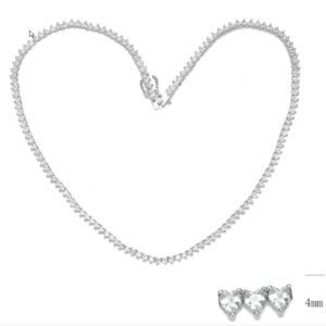 SN15550, Ladies' Moissanite Ring, S925, Rhodium Plated, White, 35.12g