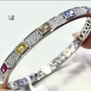 SA05613, Ladies' Moissanite Ring, S925, Rhodium Plated, White, 22.13g
