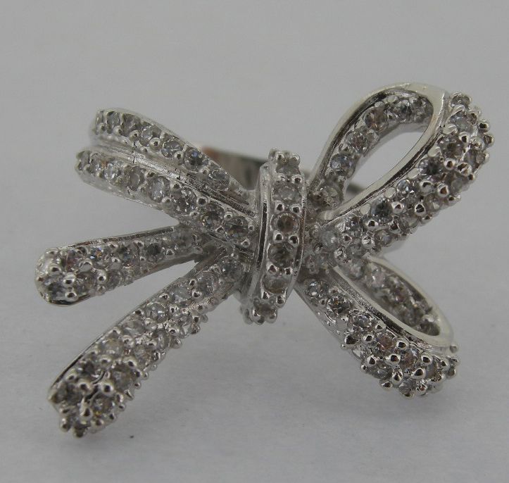 SJ09891, Ladies' Moissanite Ring, S925, Rhodium Plated, White, 6.42g