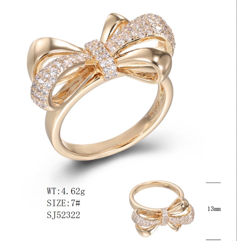 SJ52322, Ladies' Moissanite Ring, S925, Rhodium Plated, White, 4.98g