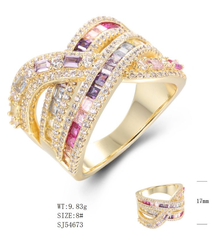 SJ54673, Ladies' Moissanite Ring, S925, Rhodium Plated, White, 9.19g