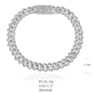 SB19181, Ladies' Moissanite Ring, S925, Rhodium Plated, White, 19.95g