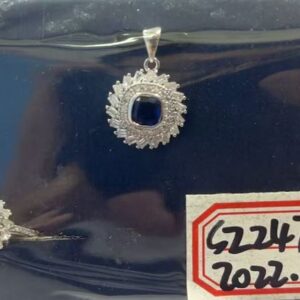 SZ24741, Ladies' Moissanite Ring, S925, Rhodium Plated, White, 6.8g