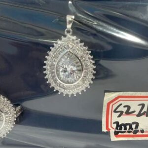 SZ21802, Ladies' Moissanite Ring, S925, Rhodium Plated, White, 13.89g