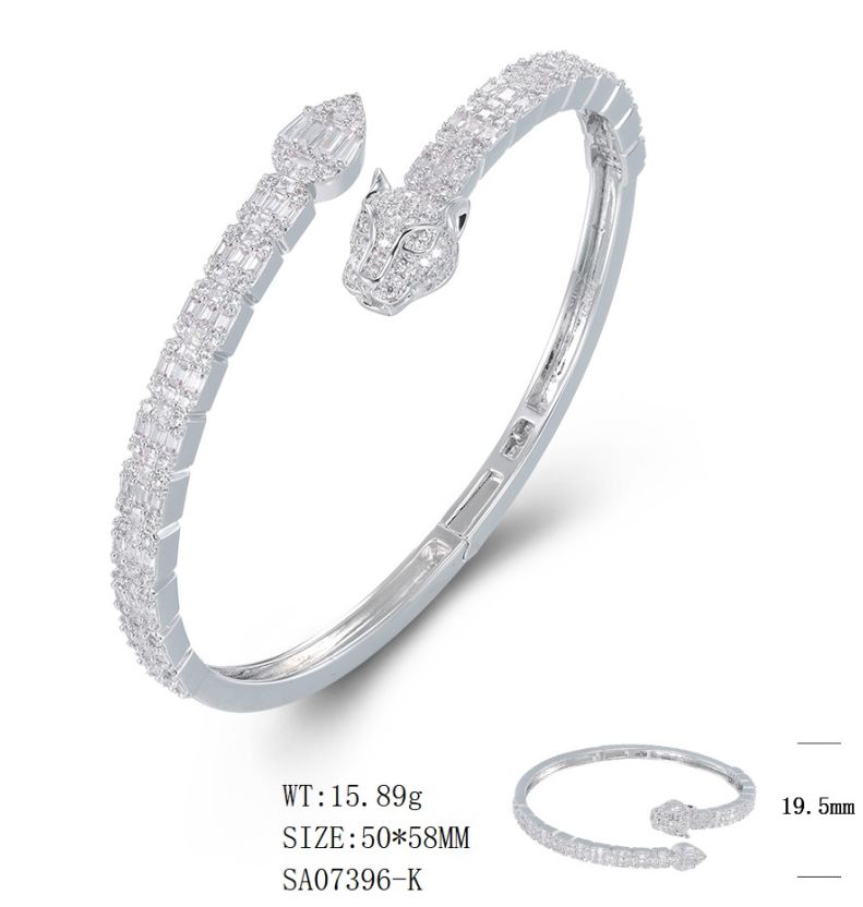 SA07396, Ladies' Moissanite Ring, S925, Rhodium Plated, White, 14.8g