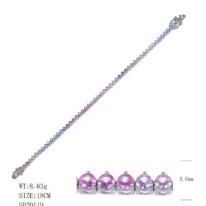 SB20119, Ladies' Moissanite Ring, S925, Rhodium Plated, White, 8.17g