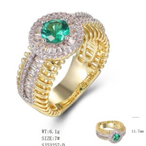 SJ53257, Ladies' Moissanite Ring, S925, Rhodium Plated, White, 6.64g