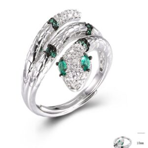 SJ43710-C, Ladies' Moissanite Ring, S925, Rhodium + Black Rhodium Plated, White, 4.59g