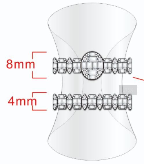 SJ59495, Ladies' Moissanite Ring, S925, Rhodium Plated, White, 5.06g