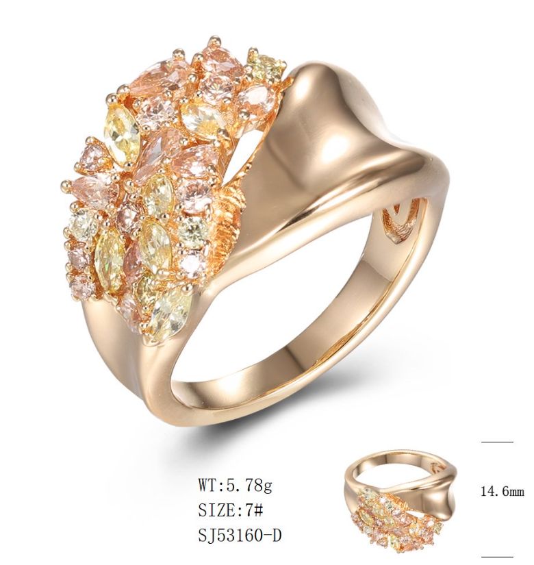 SJ53160, Ladies' Moissanite Ring, S925, Rhodium Plated, White, 6.28g