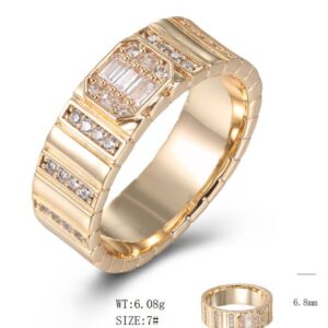 SJ55899, Ladies' Moissanite Ring, S925, Rhodium Plated, White, 6.5g