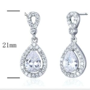 SE18075, Ladies' Moissanite Ring, S925, Rhodium Plated, White, 2.83g