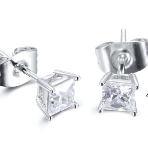 SE43511莫桑, Ladies' Moissanite Ring, S925, Rhodium Plated, White, 0.77g