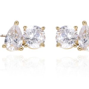 SE44082莫桑, Ladies' Moissanite Ring, S925, Rhodium Plated, White, 1.48g