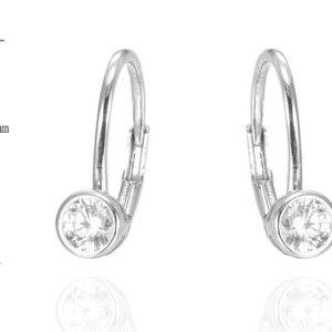 SE40611莫桑, Ladies' Moissanite Ring, S925, Rhodium Plated, White, 1.48g