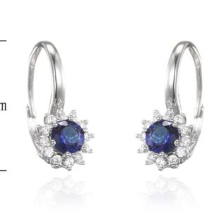 SE27151莫桑, Ladies' Moissanite Ring, S925, Rhodium Plated, White, 2.51g