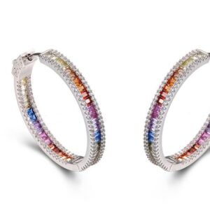 SE25754莫桑, Ladies' Moissanite Ring, S925, Rhodium Plated, White, 8.99g